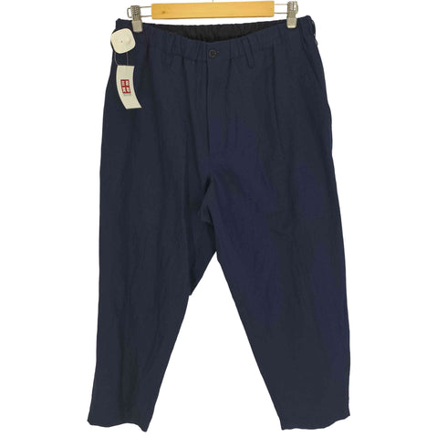 ヨウジヤマモトプールオム Yohji Yamamoto POUR HOMME 25SS double stitch rubber pants ダブル ステッチ ゴム パンツ メンズ JPN:1